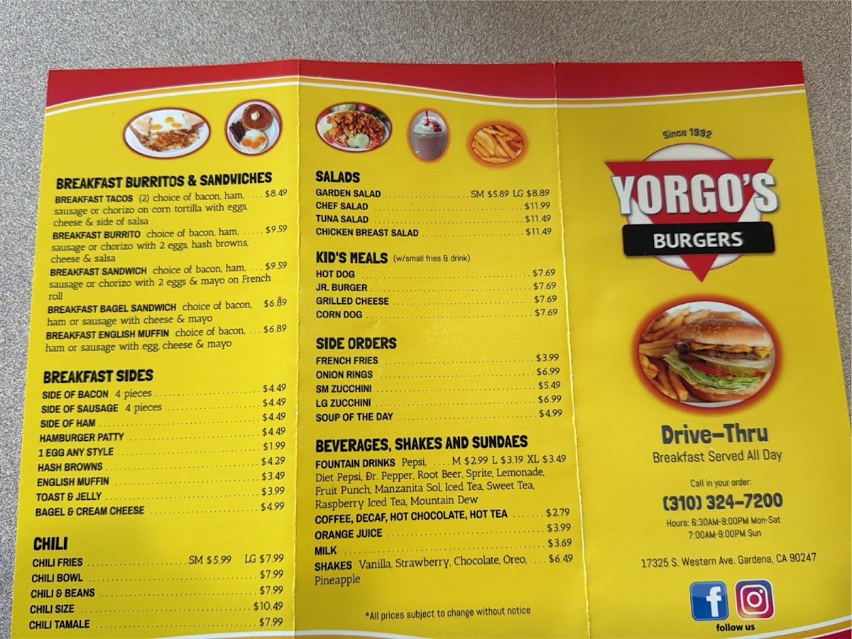 Yorgos Burgers Menu - Image 4