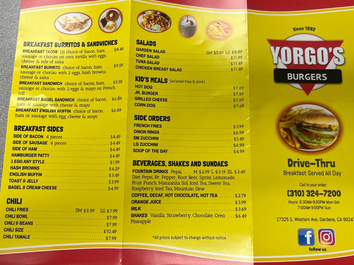 Yorgos Burgers Menu - Image 6